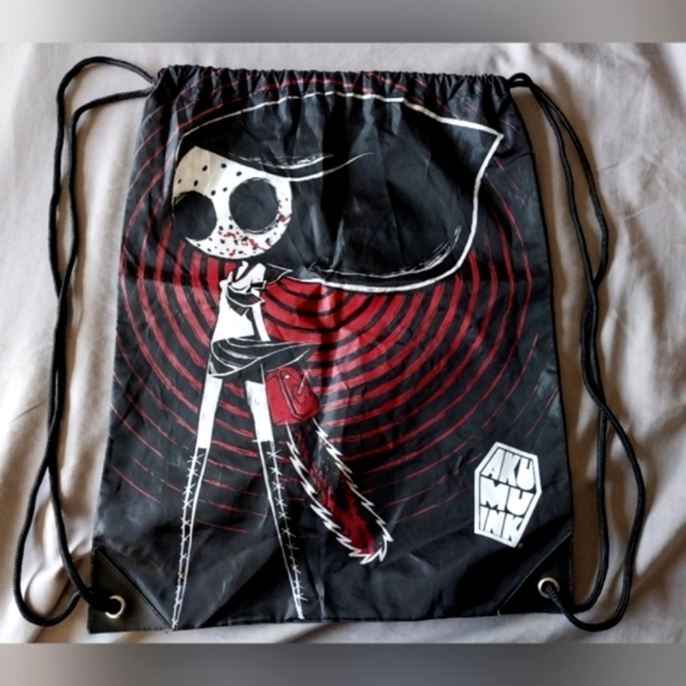 Akumu Ink "Tokyo Nightmare" slingbag drawstring bag backpack